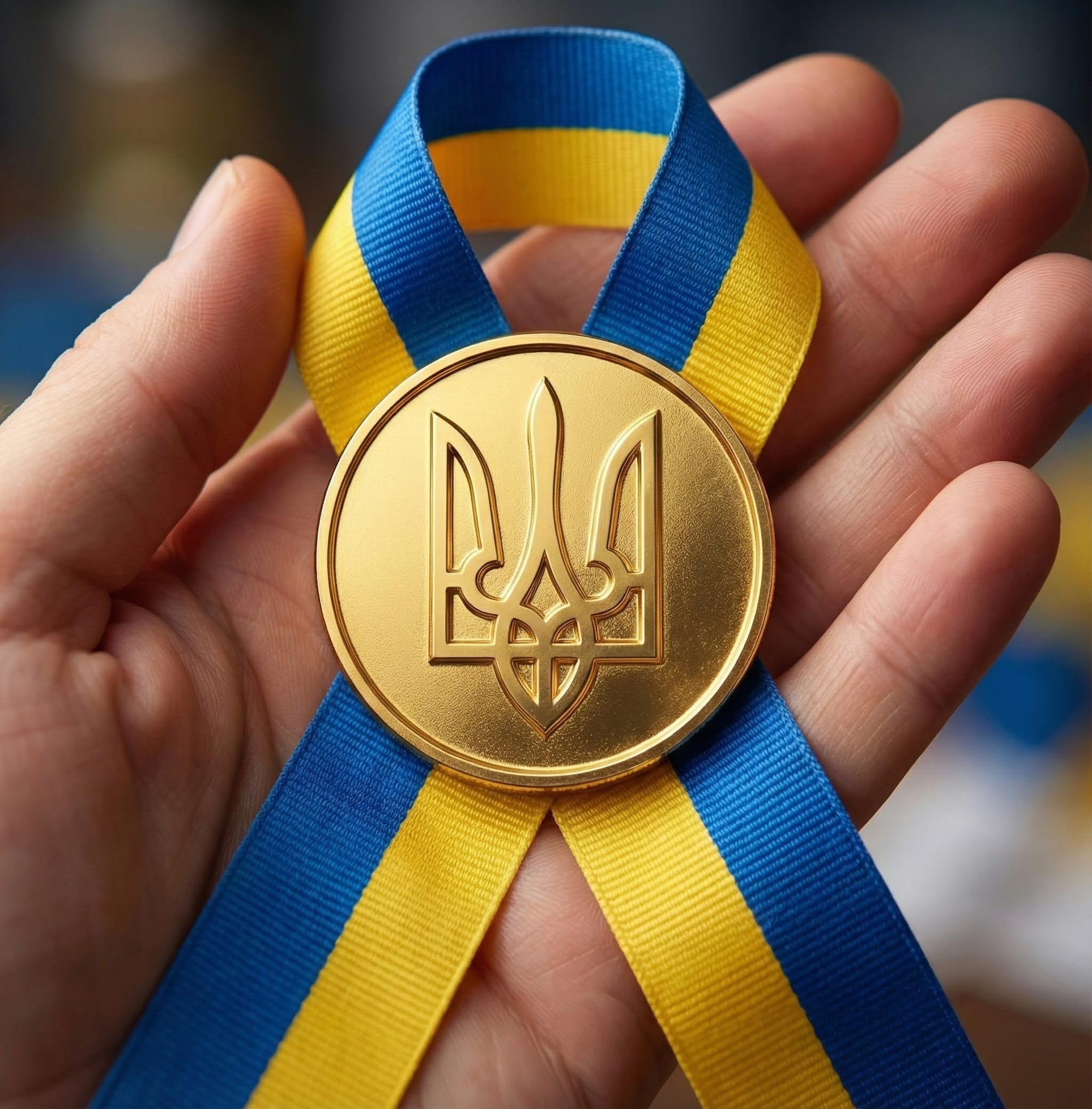 Blågula Bandet för Ukraina